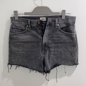 Revolve High Rise Denim Short
